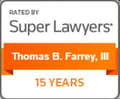 Thomas B. Farrey III 15 Years